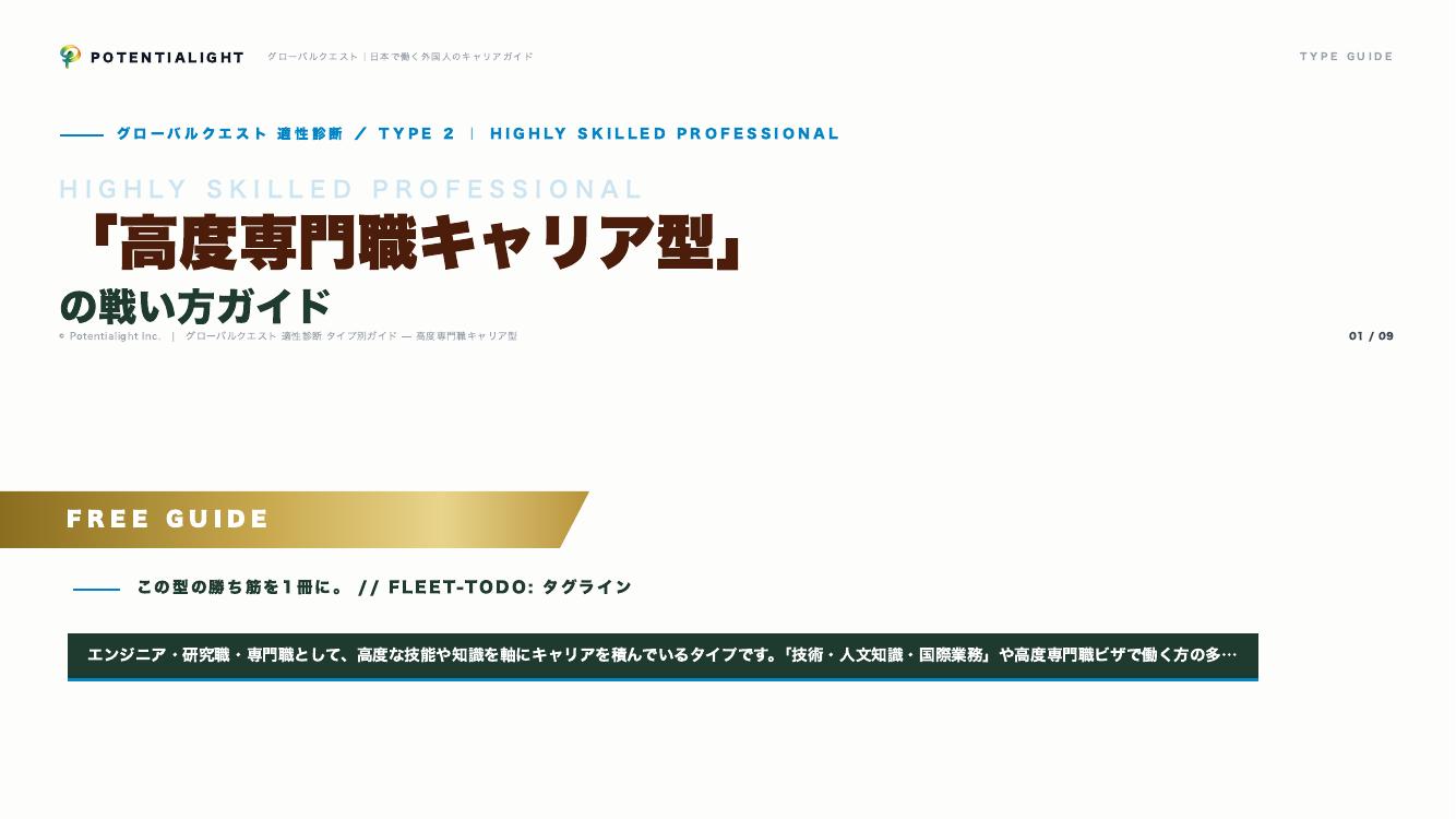 高度専門職キャリア型の戦い方ガイド 表紙